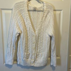 Old navy size XXL white/cream cardigan.